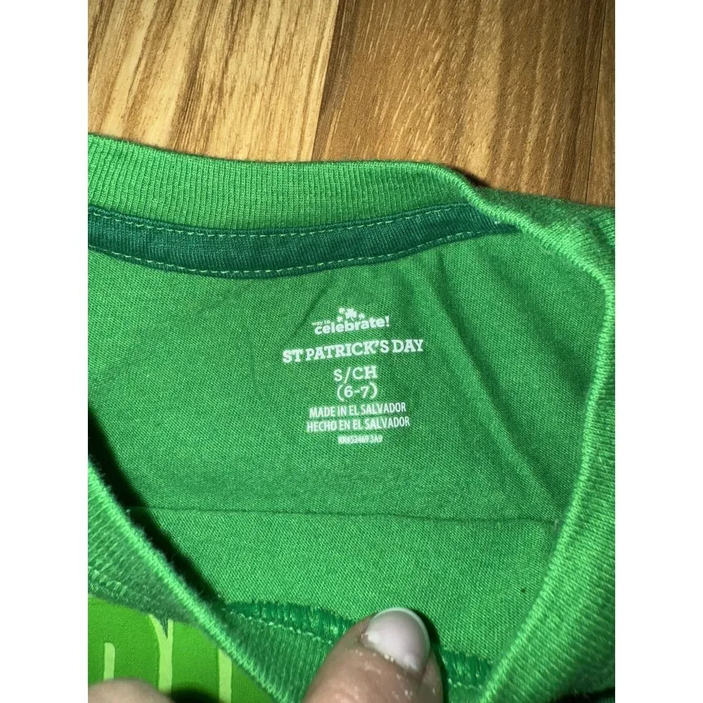 The Children's Place TCP St. Patrick's Day Tee‎ Shirt T-shirt 6 6/7 Lot Of 2